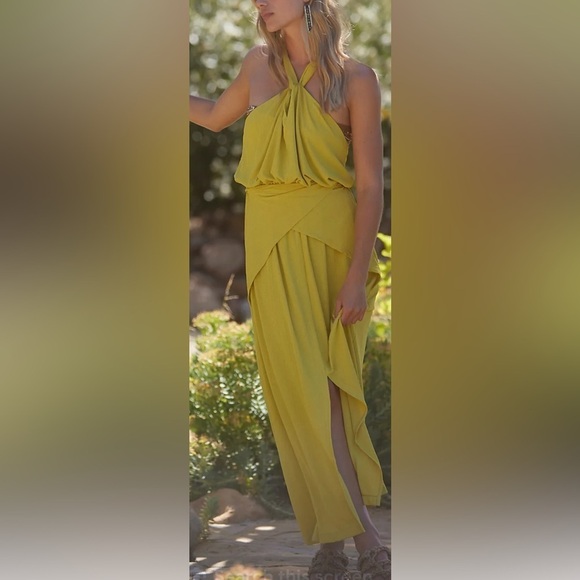Free People Dresses & Skirts - Free People Beach Golden Days Maxi Dress Medium